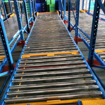 Steel Pallet Horizontal Bracing Gravity Fed Racking Systems