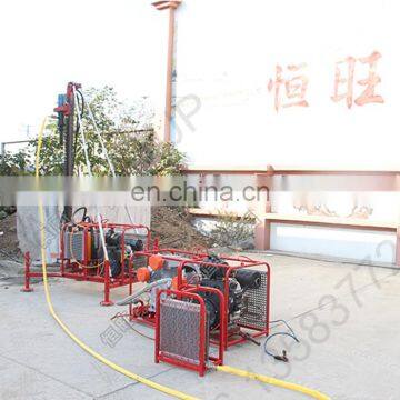 Portable pneumatic core drill / mountain geological exploration water well drill machine