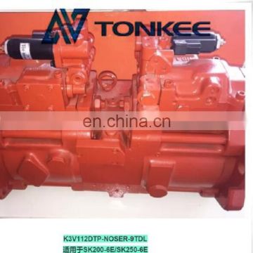 SK200-6E hydraulic main pump sk250-6e piston pump for HANDOCK