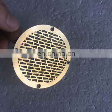 Factory Customized Laser Cutting Drilling Parts for Brass Parts