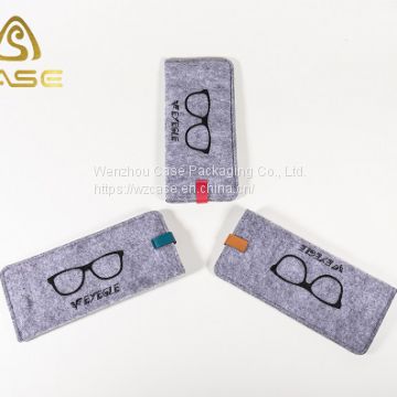 Custom Eco-Friendly Felt Eyeglasses Pouch