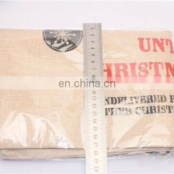 2020 New Christmas Linen Gift Bag Santa Claus Drawstring Canvas Santa Sack Christmas Stockings & Gift Holders Accessories photo-4