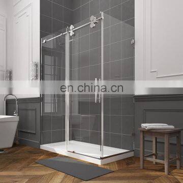 temporary glass shower door