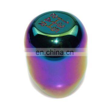 Sports Titanium Style Aluminum Neo Chrome for Universal Gear Knob Shift