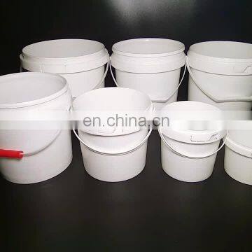 10L PP/food grade custom logo plastic round bucket