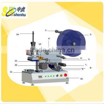 Semi-auto Double Face Bottle Labeling machine