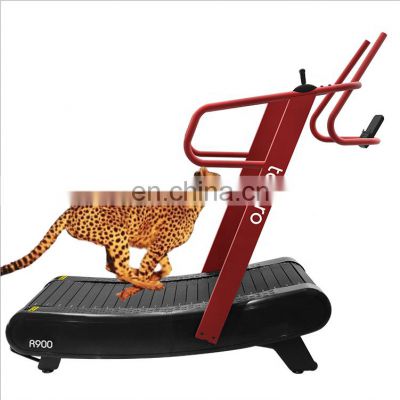 Rongle R900 a commercial use curved self-power non-motorized multifunctional armrest teadmill dog home fitness sport equipment