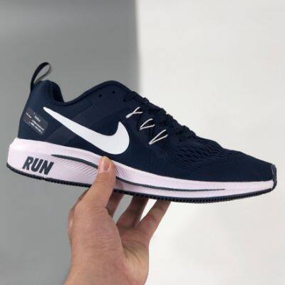 Nike Air Zoom Pegasus 15 Shoes in White/Black For Women Mens photo-3