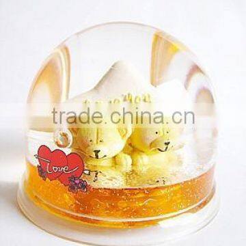 Custom Bear Figure Snow Globe, Inflatable Snow Globe