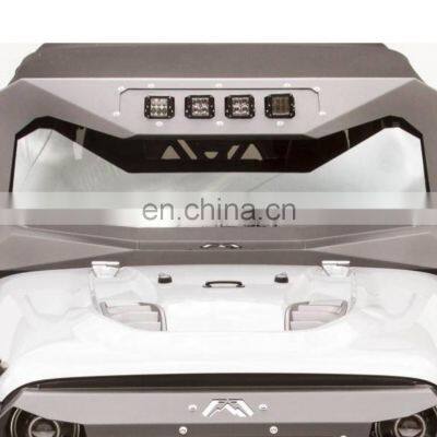 Fab Fours vicowl windshield frame protector for Jeep Wrangler JK