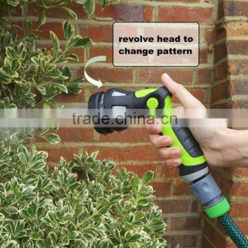 (3238) High Quality Delux Thumb Control 8 Water Patten Sprayer Hose Nozzle photo-4