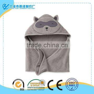 Raccoon Hooded Towel For Baby