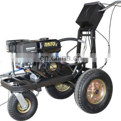 Top quality EPA RATO Engine Piston pump Road marking machine for exporting