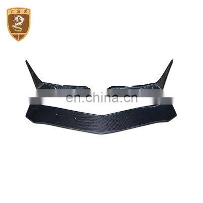 RZ style auto carbon front bumper splitter lip spoiler car parts for AMG GT