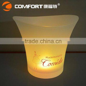 Cheap Battery Operated Lighted Plastic Wine Bucket for Party photo-4