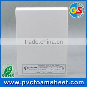 foamed pvc sheet Cabinet and Furniture used PVC Foam Board 19mm