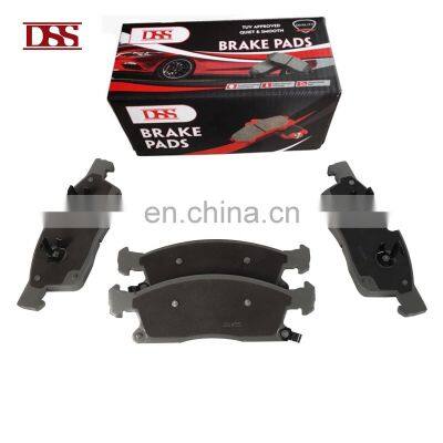 Hot Sale auto parts  brake pads D1455 OEM Quality semi metallic brake pads for Japanese cars