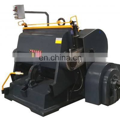 Manual paper die cutting and creasing cardboard machine with factory