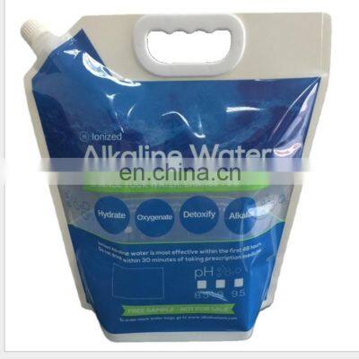 High quality customized food grade stand up liquid spout pouch