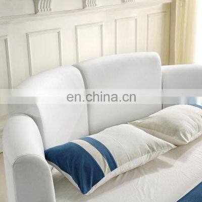 Hot Selling Bedroom Genuine Leather Bed Room Furniture Bedroom Sets Multi-function LED Light Beds for Home Hotel Use