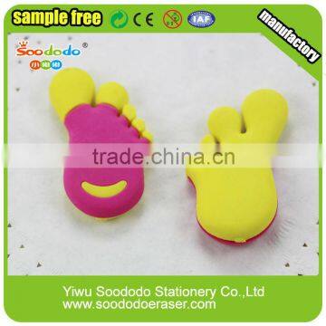 Promotion kawaii 3D Feet erasers