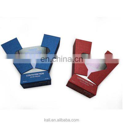 Double side Opening packaging display box for perfume bottles custom incense perfume storage box