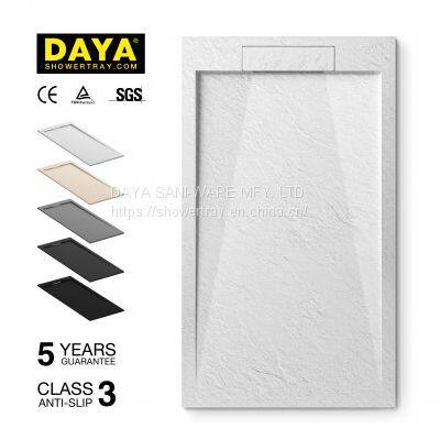 Classic shower base  gel coat simple  shower tray bathroom pan