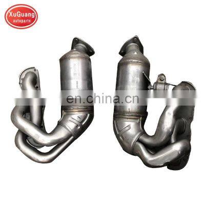 XG-AUTOPARTS high quality direct fit catalytic converter with exhaust manifold for Porsche 911 euro4 euro5