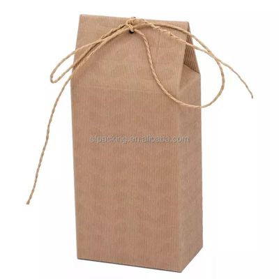 customized logo packaging kraft paper bags