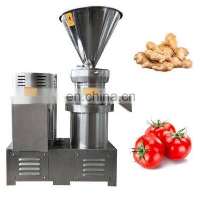 Wet Chili Sauce Making Colloid Mill Commercial Small Type Hazelnut Paste Red Chilli Grinding Machine