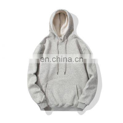 High quality hooded Hoodies for Men cotton Fabric Pullover hoodie plus size Cotton Blank Design