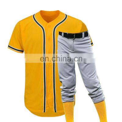 Top Unique Style Sports Clothing Baseball Uniform New Custom Made Sports Baseball Uniform for