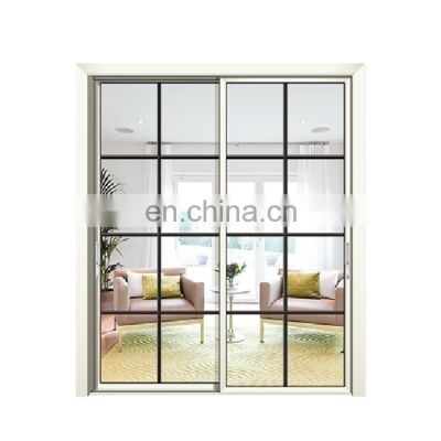 4 Panels Aluminum Alloy Sliding Door Double Glazed Sliding Rail Aluminium Sliding Doors