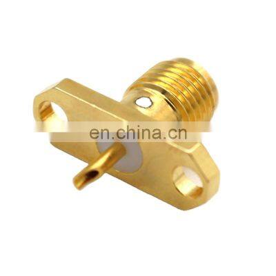 SMA Connector female connectors sma RF Jack Female Adapter header  Receptacle Solder 50 Ohm Through two Hole Solder PCB IP68