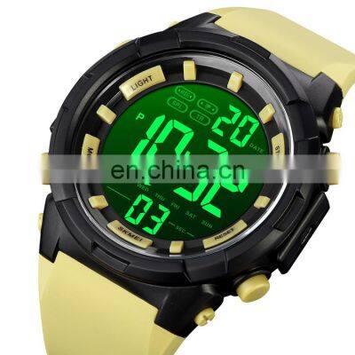 New Arrival Skmei 1845 Black Yellow Sport Digital Watch Wholesale Price Original Factory Customized Logo