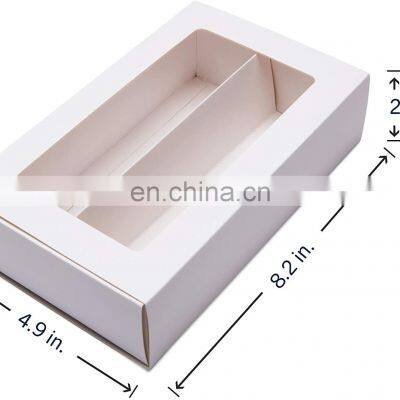 Macaron Box With Transparent Display Window Chocolate Truffle Sweet Boxes Cake Popular Dessert Food Box photo-2