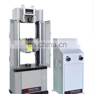 WE-1000D 1000kn digital display hydraulic universal steel testing machine