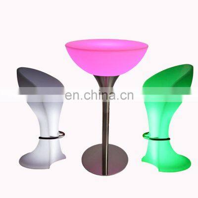 light up tall bar table led light bar cocktail furniture night club plastic tables led ktv chairs music bar table sofa set