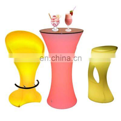 new designs recharge bar furniture tables and chairs for events table lumineux bar sillas para fiesta