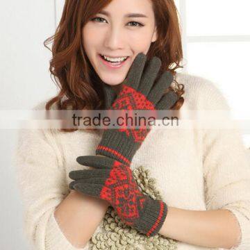 2015 Adult Knit Gloves Smartphone Knit Gloves Soft Stretch Knit Gloves