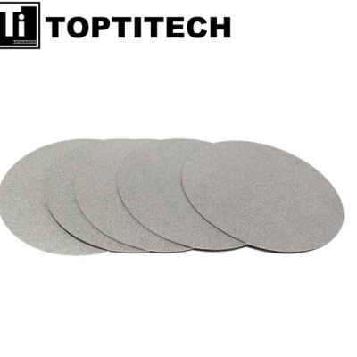 1mm Thickness Titanium Sintered Metal Porous Filter Plate porous titanium filter Powder Metallurgy filtration PEM electrolysers