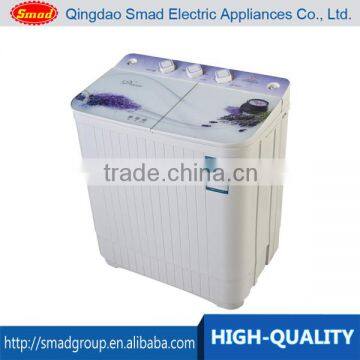 New design Glass Cover mini twin tub washing machine semi auto washing machine