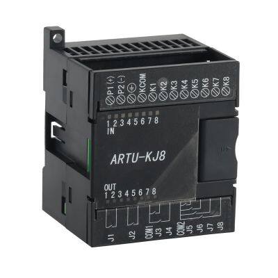 Acrel ARTU-KJ8 remote terminal unit collect 8 switch signals 8 relay output signals and convert them to digital signals RS485