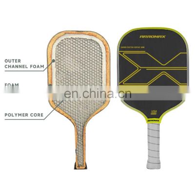 Arronax Sport Factory Powerful Charged Carbon Surface Thermoformed Custom USAPA Pickleball Paddle