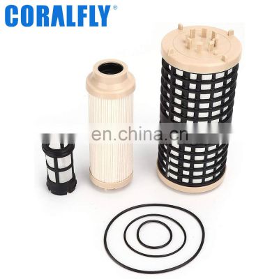 CORALFLY Truck Diesel Engine DD13 DD15 DD16 Fuel Filter P550954 PF9806KIT FK48555 L5091F PFF67555 33849 For Detroit A0000904251