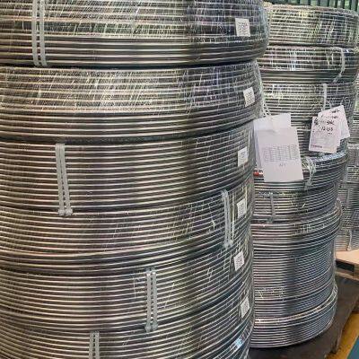 304 Stainless Steel Coiled Tubing (hydraulic Control Line) Stainless Steel Precision Bright Coil photo-5