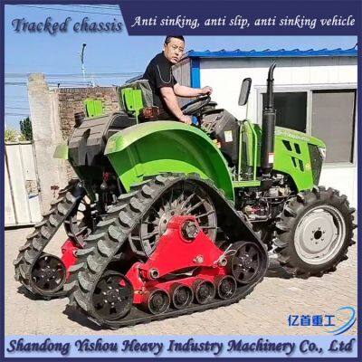 Retrofitting Agricultural Tractors With Anti Sinking Semi Chain Rails for Stable and Reliable Operation in Muddy Deserts photo-3