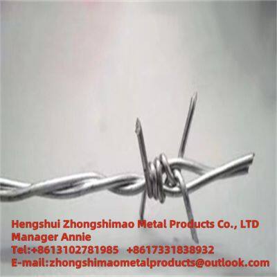 COMMON BARBED WIRE/PVC coated barbed wire