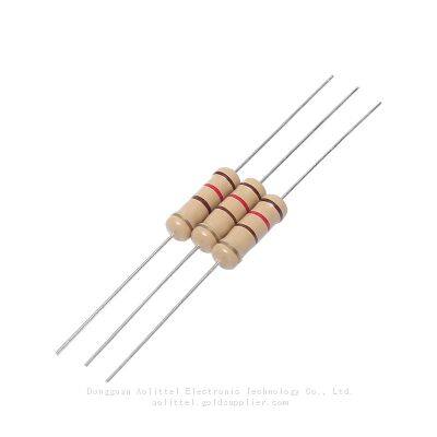 CF Resistor 0.5W 0.25W 1W 2W 3W 5W 0.1R To 10Mohm Resistance Customizable Carbon Film Resistor photo-2