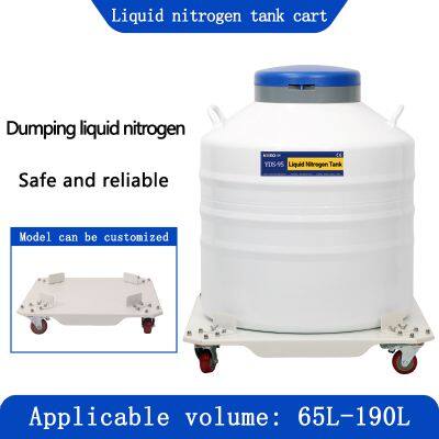 Ghana-liquid Nitrogen Tank Trolley-liquid Nitrogen Biological Container photo-2